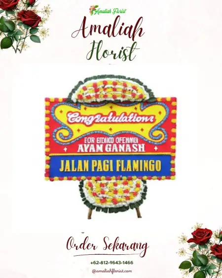 Sewa Papan Bunga Bagu