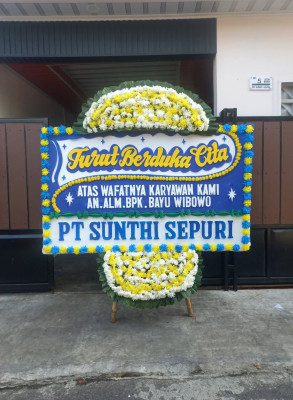 Papan Bunga Duka di Bagu